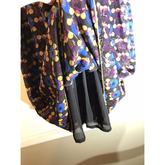 Anna Sui Target Women’s Metallic Circle Sleeveless Shift Mini Dress - Small S - Picture 8 of 10